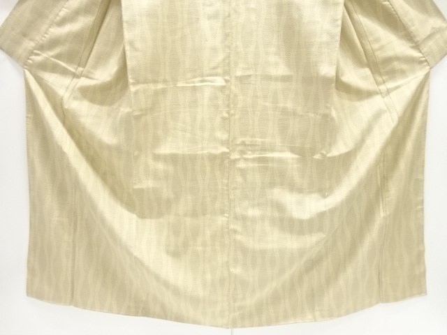  アンティーク　立涌模様織り出し十日町紬着物